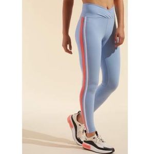 Year of Ours Crossover Racer Side Striped High Rise Leggings